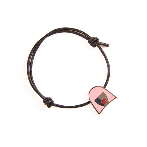 bracelet rose pale