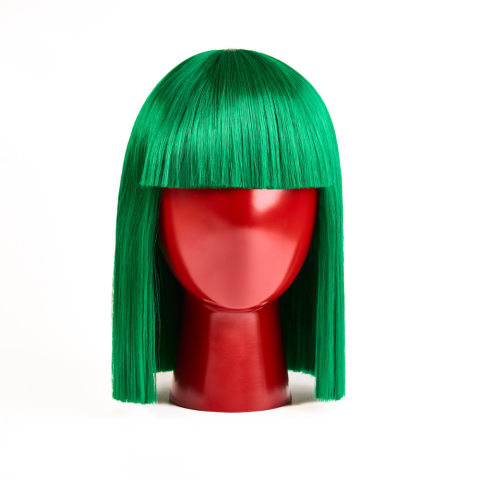 perruque vert sapin