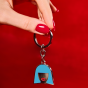 porte clef bleu